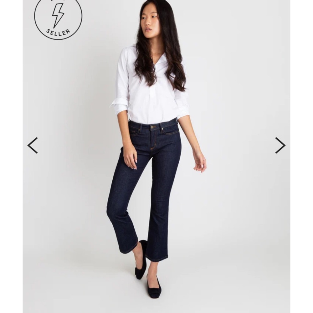 Ann Mashburn - Flare Cropped 5-Pocket Jean